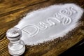 Danger of too much salt Ã¢â¬â Health Hazard Royalty Free Stock Photo